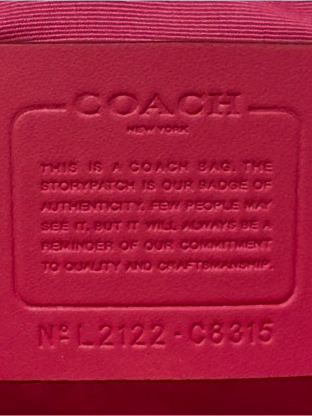 Coach Cammie Chain Bucket Bag C8315 Pink Pebbled Leather Crossbody Shoulder Bag - Picture 7 of 12
